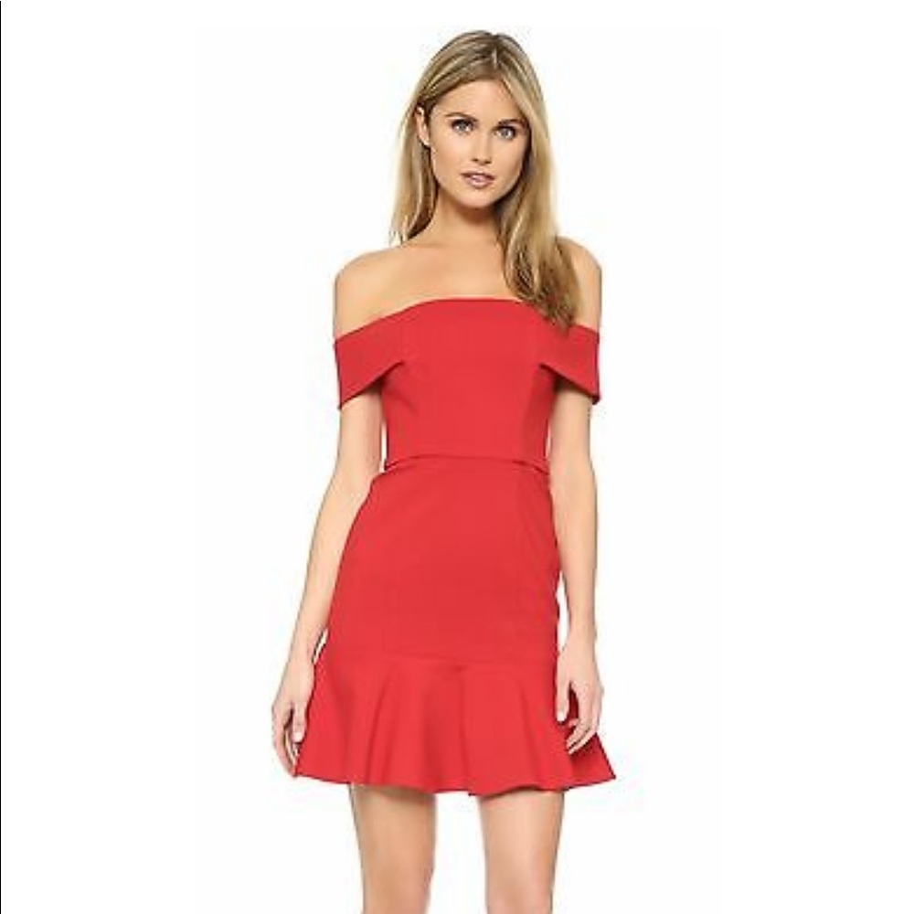 Nicholas red mini dress